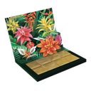 chocolacards with 8 Deliska's chocolates design "Jungle Bunch"